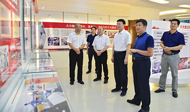 福建省人大常委會黨組書記、副主任張廣敏蒞臨虹潤公司調(diào)研指導
